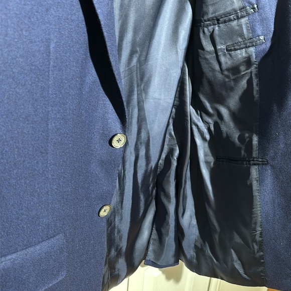 Canali Navy Blazer 40R - Picture 2 of 6